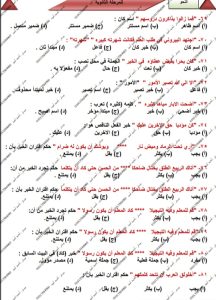 IMG 20260627 WA0067 النحو أكثر من 100 سؤال في النحو.. مراجعة نهائية بالحل من مستر أحمد أمين لطلاب الثانوية العامة موقع في الجامعة
