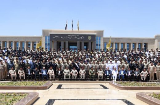 IMG 20260628 WA0049 جامعة حلوان الأهلية تفتح باب التقديم المبكر وزير الدفاع يشهد حفل تخرج دفعات جديدة من الأكاديمية العسكرية للدراسات العليا والإستراتيجية موقع في الجامعة