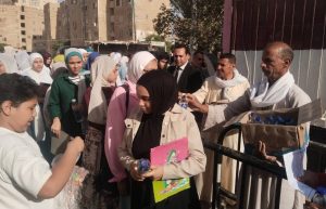 الفيوم ترسم البهجة على طلاب الإعدادية 