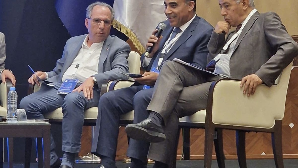 IMG 2316 هشام الغزالي يستعرض التجربة المصرية حضور مصري قوي في أبحاث السرطان.. هشام الغزالي يستعرض التجربة المصرية بملتقى دولي بالجزائر موقع في الجامعة