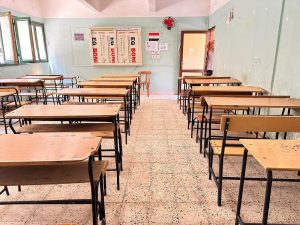 IMG 2801 ماراثون الثانوية العامة استعدادات مكثفة في الجيزة لاستقبال ماراثون الثانوية العامة غدًا.. تجهيز كامل للمدارس واللجان موقع في الجامعة