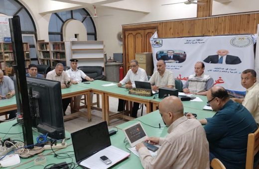 IMG 2951 امتحانات الثانوية العامة 2026 وكيل تعليم بني سويف يتابع امتحانات الثانوية العامة 2026 من غرفة العمليات بالمديرية موقع في الجامعة