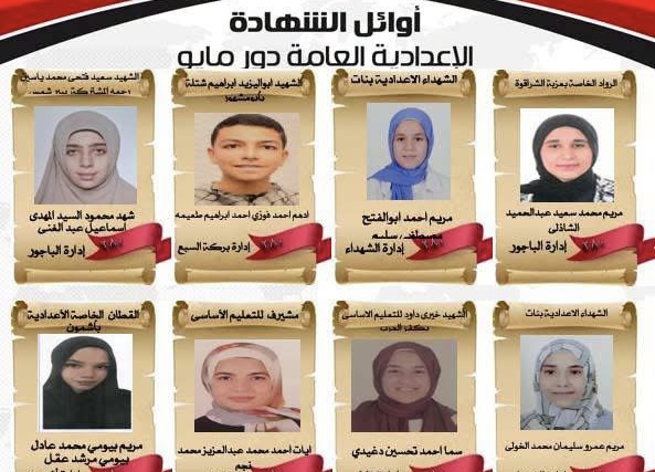 IMG 3321 1 أوائل الشهادة الإعدادية بالمنوفية 2026 رسميًا.. ننشر قائمة أوائل الشهادة الإعدادية بالمنوفية 2026 موقع في الجامعة