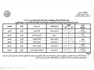 IMG 3446 امتحانات الدور الثاني رسميًا.. جداول امتحانات الدور الثاني للمدارس الفنية الصناعية بأسوان 2026 موقع في الجامعة