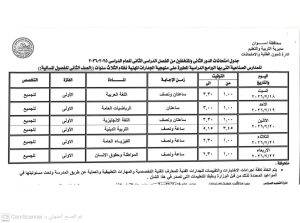 IMG 3448 امتحانات الدور الثاني رسميًا.. جداول امتحانات الدور الثاني للمدارس الفنية الصناعية بأسوان 2026 موقع في الجامعة