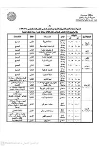 IMG 3450 امتحانات الدور الثاني رسميًا.. جداول امتحانات الدور الثاني للمدارس الفنية الصناعية بأسوان 2026 موقع في الجامعة