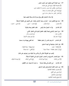 IMG 3607 اللغة العربية للثانوية العامة 2026 قبل الامتحان.. أقوى 50 سؤالًا متوقعًا في اللغة العربية للثانوية العامة 2026 بالإجابات موقع في الجامعة