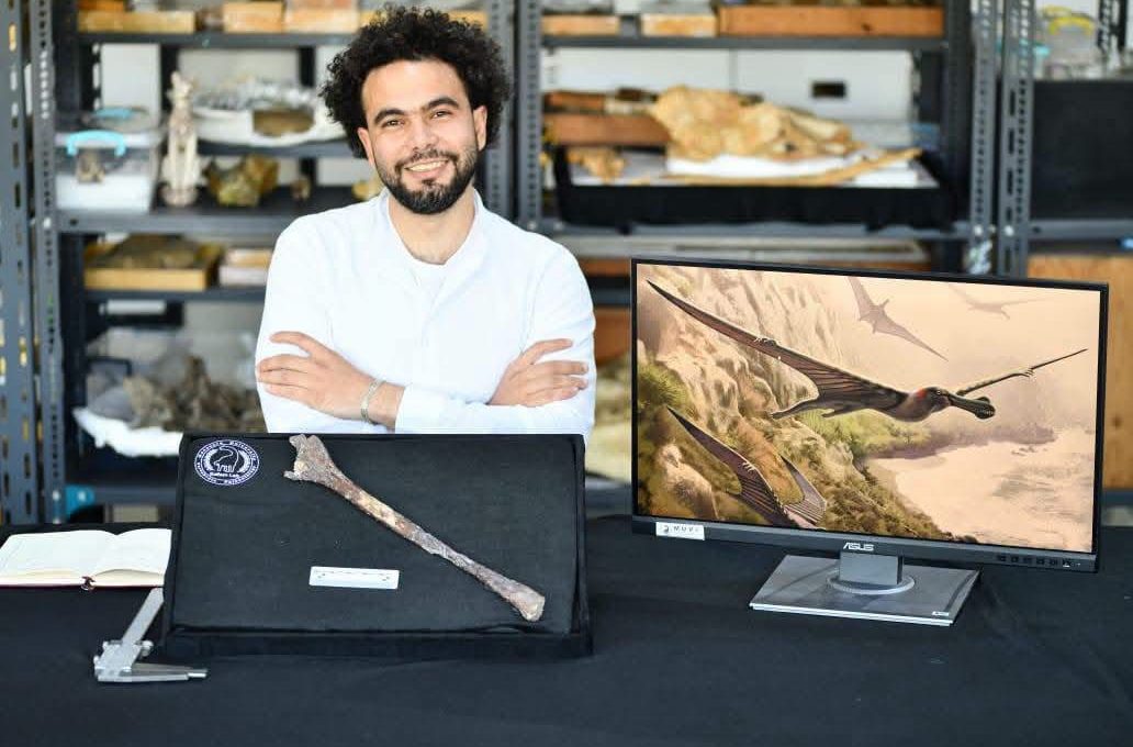 IMG 4084 وزير التعليم العالي وزير التعليم العالي يهنئ جامعة المنصورة بمناسبة اكتشاف علمي عالمي جديد في الحفريات الفقارية موقع في الجامعة