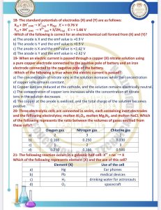 IMG 4090 كيمياء لغات بالإجابات للثانوية مراجعة متفوتهاش.. أهم 46 سؤال كيمياء لغات بالإجابات للثانوية العامة 2026 موقع في الجامعة