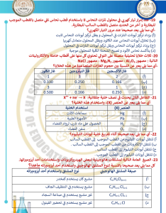 IMG ٢٠٢٦٠٦٠٣ ٢١٤٦٥٦ 46 سؤالًا في الكيمياء للثانوية العامة 2026 مع فيديو قبل الامتحان بأيام.. 46 سؤالًا في الكيمياء للثانوية العامة 2026 مع فيديو الحلول الكاملة موقع في الجامعة