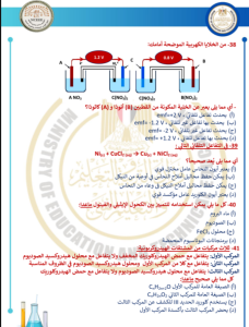 IMG ٢٠٢٦٠٦٠٣ ٢١٤٨٣٤ 46 سؤالًا في الكيمياء للثانوية العامة 2026 مع فيديو قبل الامتحان بأيام.. 46 سؤالًا في الكيمياء للثانوية العامة 2026 مع فيديو الحلول الكاملة موقع في الجامعة