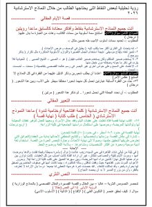 5 صفحات فقط.. مراجعة مركزة من مستر محمد الزمروني لطلاب الثانوية العامة في اللغة العربية