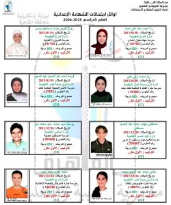 a34793eb 6c9b 46ca 92e9 12e71b693f86 أوائل الشهادة الإعدادية بالقاهرة 2026 رسميًا.. القائمة الكاملة لأوائل الشهادة الإعدادية بالقاهرة 2026 (صور) موقع في الجامعة