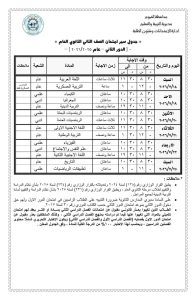 1782913260172 محافظ الفيوم يعتمد جداول امتحانات الدور الثاني رسميًا.. محافظ الفيوم يعتمد جداول امتحانات الدور الثاني لصفوف النقل والشهادة الإعدادية 2026 موقع في الجامعة