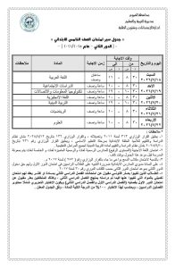 1782913268680 محافظ الفيوم يعتمد جداول امتحانات الدور الثاني رسميًا.. محافظ الفيوم يعتمد جداول امتحانات الدور الثاني لصفوف النقل والشهادة الإعدادية 2026 موقع في الجامعة