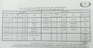 1783949420657 تعليم بني سويف يعلن جداول امتحانات الدور الثاني تبدأ 18 يوليو.. تعليم بني سويف يعلن جداول امتحانات الدور الثاني لصفوف النقل والإعدادية 2026 موقع في الجامعة