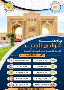 كليات جامعة الوادي الجديد 
