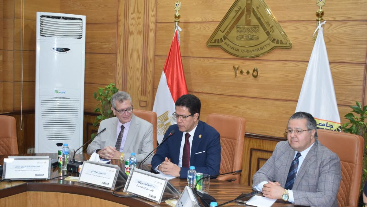 FB IMG 1783865043014 جامعة بنها تكثف استعدادات اعتماد مستشفى الجراحة تمهيدًا لدخول التأمين الصحي الشامل.. جامعة بنها تكثف استعدادات اعتماد مستشفى الجراحة موقع في الجامعة