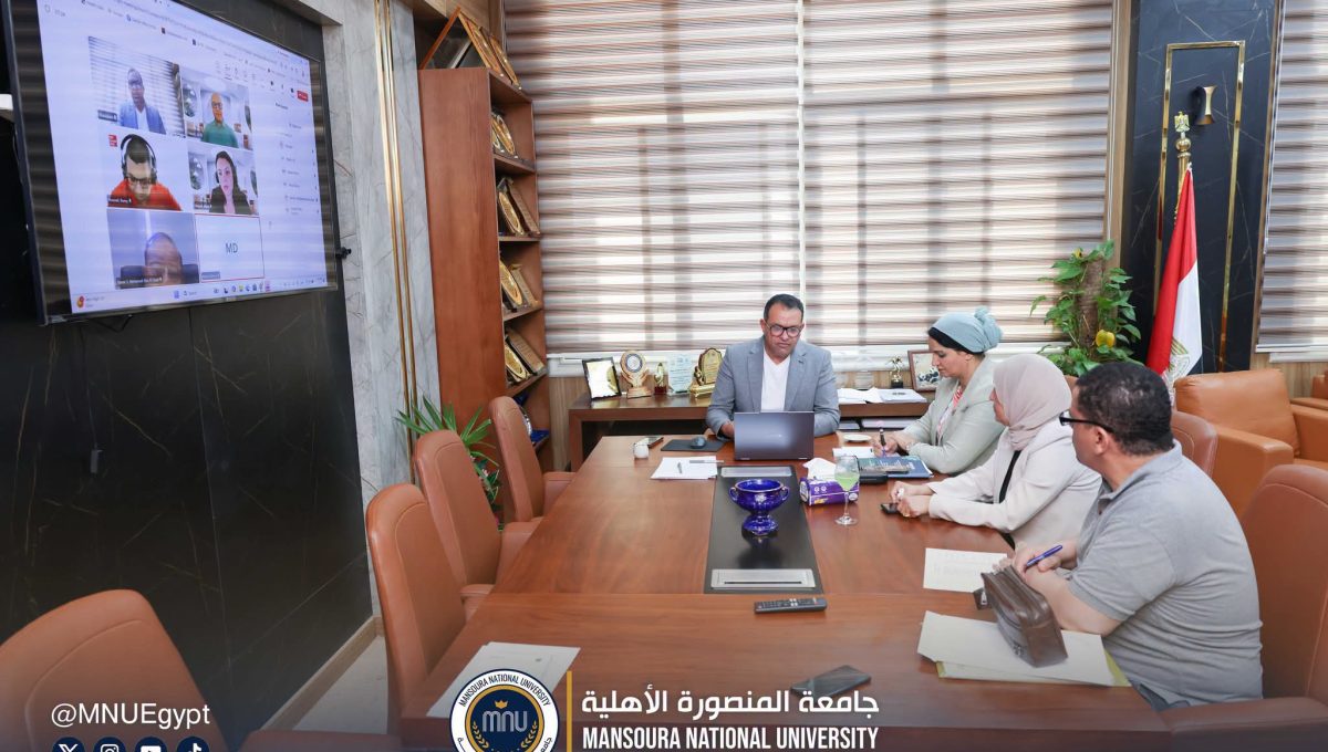 FB IMG 1783946745080 جامعة المنصورة الأهلية تعزز استعداداتها للعام الجامعي جامعة المنصورة الأهلية تعزز استعداداتها للعام الجامعي 2026/2027 بمنظومة تعليمية رقمية عالمية موقع في الجامعة