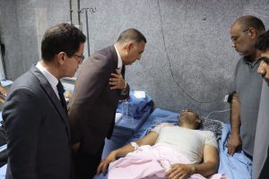 FB IMG 1784577044128 محافظ القليوبية ورئيس جامعة بنها يزوران مصابي حادث محافظ القليوبية ورئيس جامعة بنها يزوران مصابي حادث الطريق الحر ويؤكدان تسخير جميع الإمكانات الطبية موقع في الجامعة