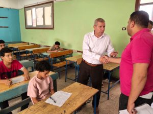امتحانات الدور الثاني 2026.. وكيل تعليم الشرقية يتفقد لجان الرياضيات بأبو كبير ويشدد على الانضباط