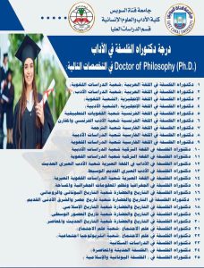 FB IMG 1784730320522 جامعة قناة السويس تعلن برامج الدراسات العليا جامعة قناة السويس تعلن برامج الدراسات العليا بكلية الآداب والعلوم الإنسانية.. إليك التفاصيل موقع في الجامعة