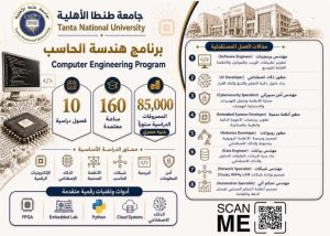 جامعة طنطا الأهلية تعلن تفاصيل برنامج هندسة الحاسب 