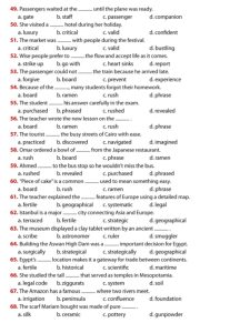 IMG 20260704 WA0072 الإنجليزي احسم درجاتك في امتحان الإنجليزي.. راجع 98 سؤالًا بالحل قبل دخول اللجنة موقع في الجامعة