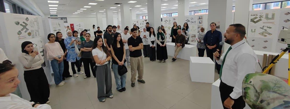 مشروعات مبتكرة لطلاب عمارة الجامعة الألمانية توظف أحدث التقنيات الرقمية في التصميم المعماري