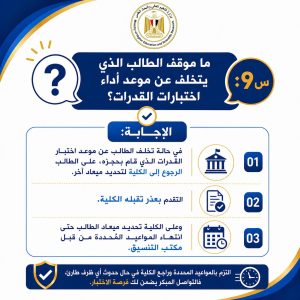 IMG 20260718 WA0003 اختبارات القدرات 2026 التعليم العالي تنشر دليلًا مبسطًا للإجابة عن أهم أسئلة اختبارات القدرات 2026 موقع في الجامعة