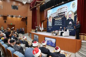 IMG 20260719 WA0072 وزير الأوقاف من جامعة المنصورة وزير الأوقاف من جامعة المنصورة: الفكر الوسطي يحمي المجتمع من الشائعات ويعزز الانتماء الوطني موقع في الجامعة