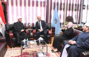 IMG 20260719 WA0085 وزير الأوقاف وزير الأوقاف يشارك في مناقشة رسالة ماجستير بجامعة دمنهور ويؤكد: الأمانة العلمية أساس البحث الرصين موقع في الجامعة