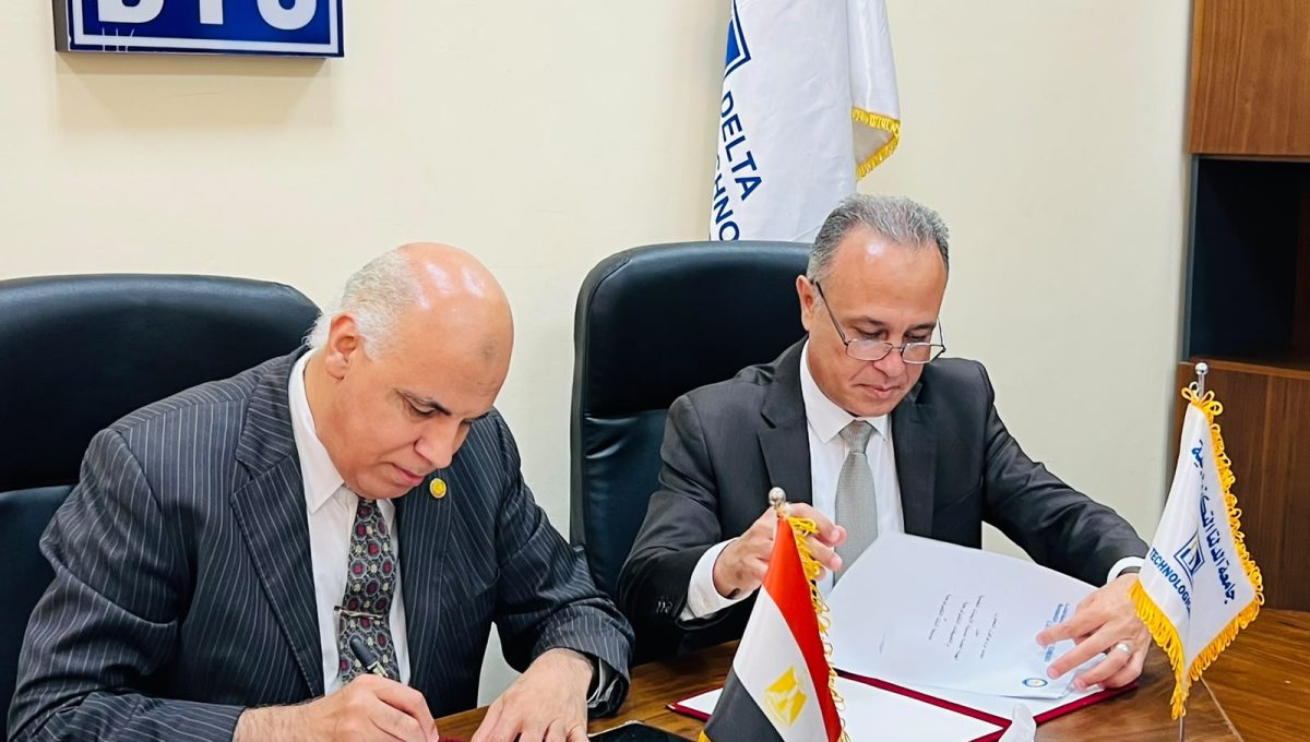 IMG 20260722 WA0053 جامعة الدلتا التكنولوجية جامعة الدلتا التكنولوجية ومدينة الأبحاث العلمية توقعان بروتوكول تعاون لدعم الابتكار والبحث التطبيقي موقع في الجامعة