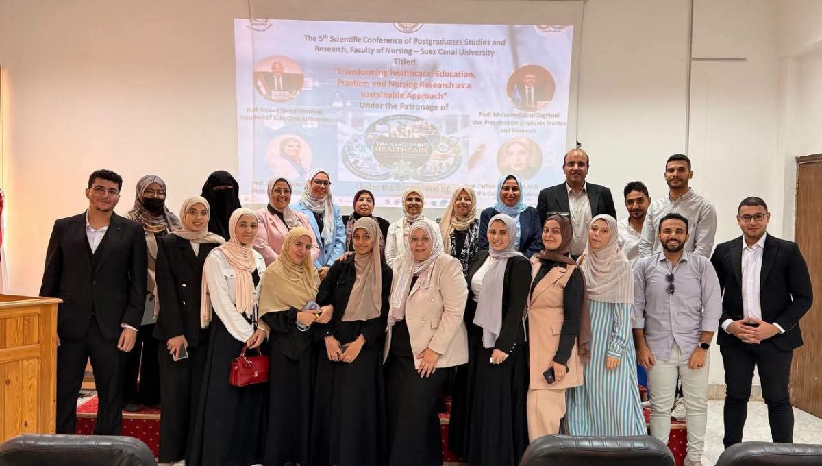 IMG 20260726 WA0005 المؤتمر العلمي الخامس للدراسات العليا بتمريض قناة اختتام المؤتمر العلمي الخامس للدراسات العليا بتمريض قناة السويس.. توصيات بتعزيز الابتكار والبحث العلمي موقع في الجامعة