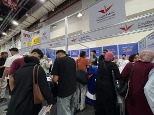 IMG 20260729 WA0013 إقبال كبير على جناح جامعة هليوبوليس في معرض EDU Gate إقبال كبير على جناح جامعة هليوبوليس في معرض EDU Gate للتعليم العالي.. صور موقع في الجامعة