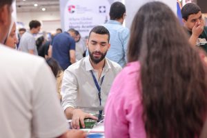 IMG 20260729 WA0024 جناح الجامعة البريطانية في مصر بمعرض EDU Gate إقبال لافت على جناح الجامعة البريطانية في مصر بمعرض EDU Gate للتعليم العالي.. صور موقع في الجامعة