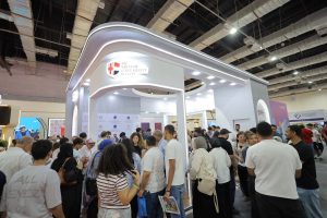 IMG 20260729 WA0025 جناح الجامعة البريطانية في مصر بمعرض EDU Gate إقبال لافت على جناح الجامعة البريطانية في مصر بمعرض EDU Gate للتعليم العالي.. صور موقع في الجامعة