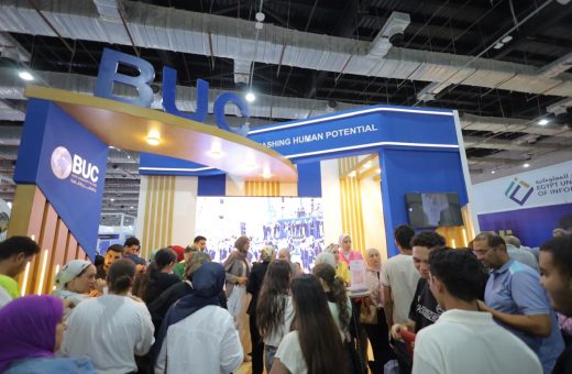 IMG 20260729 WA0033 1 جامعة سيناء جامعة بدر بالقاهرة (BUC) تشهد إقبالًا كبيرًا من طلاب الثانوية العامة في معرض EDU Gate موقع في الجامعة