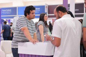 IMG 20260729 WA0045 جناح مؤسسة العاصمة التعليمية إقبال لافت على جناح مؤسسة العاصمة التعليمية خلال معرض EDU Gate للتعليم العالي.. صور  موقع في الجامعة