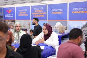 IMG 20260729 WA0063 جامعة سيناء جامعة سيناء تجذب طلاب الثانوية العامة في EDU Gate.. صور موقع في الجامعة