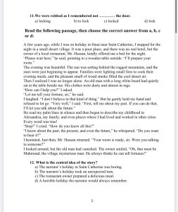 IMG 4669 مراجعة إنجليزي 2026 أقوى مراجعة إنجليزي 2026.. 42 سؤال بالإجابات تغطي المنهج بالكامل موقع في الجامعة