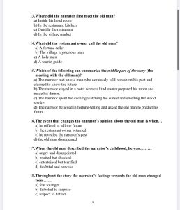 IMG 4670 مراجعة إنجليزي 2026 أقوى مراجعة إنجليزي 2026.. 42 سؤال بالإجابات تغطي المنهج بالكامل موقع في الجامعة