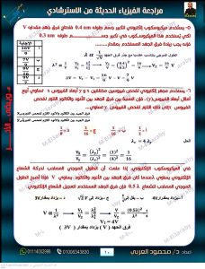 IMG 4925 الخلاصة في الفيزياء 2026 الخلاصة في الفيزياء 2026.. 40 صفحة مراجعة شاملة وأسئلة بالإجابات موقع في الجامعة