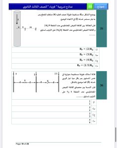IMG 5110 فيزياء 2026 للثانوية العامة أقوى مراجعة فيزياء 2026 للثانوية العامة.. 46 سؤالًا بالإجابات من أهم أفكار الامتحان موقع في الجامعة