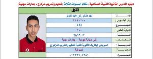 الطالب محمد هشام