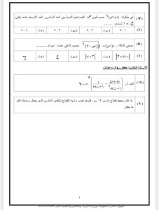 IMG 5480 مراجعة نهائية رياضيات بحتة 2026 مراجعة نهائية رياضيات بحتة 2026.. أبرز 20 سؤالًا متوقعًا بالإجابات موقع في الجامعة