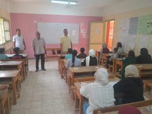 بالصور.. وكيل تعليم أسوان يتابع آخر مستجدات امتحانات الدور الثاني بمدرسة كيما الإعدادية 2 امتحانات الدور الثاني