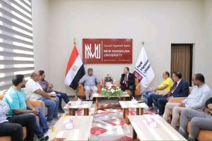 رئيس جامعة المنصورة الجديدة يوجه بتسريع معدلات الإنجاز 