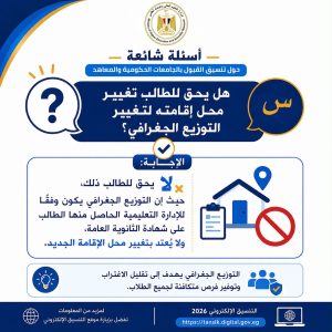 قواعد التوزيع الجغرافي