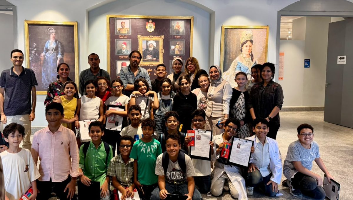 9b1627f6 7a23 4c39 8095 769195f74b26 أطفال جامعة الطفل «المستكشف الصغير».. أطفال جامعة الطفل في رحلة تعليمية داخل متحف الزعفران موقع في الجامعة